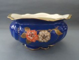 Rozentāls - Vāze, roku darbs, porcelāns, d 19 cm, h 9 cm