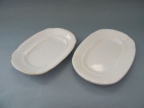 Kuznetsov - Faience plates, 2 pcs., 21x16 cm