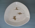 Plate with grus, porcelain, d 28 cm