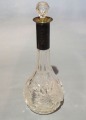 Crystal carafe with silver finish, 1928, h 28 cm