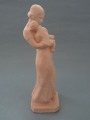 Figure woman with a child, gypsum h 29 cm