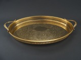 Tray - Scandia Guld / Golg gold plated w 40 cm