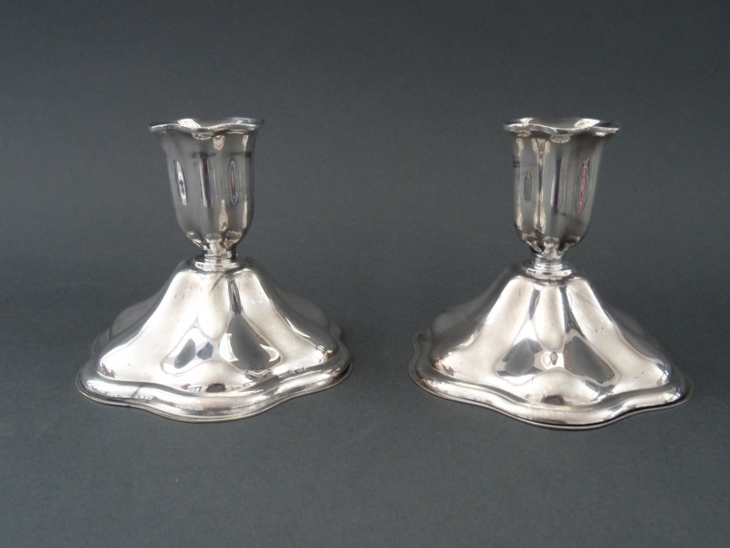 Silver candlestick h 12.5 cm Sweden, fineness 830