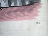 Gravīra no Parīzes modes žurnāla "Les Modes Parisiennes" 19.gs. beigas, 27x18,5 cm