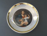 RPF - Porcelain plate with decal "Madonna" d 14.5 cm