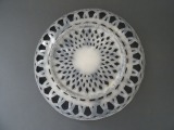 RPR - Porcelāna šķīvis ar zēltījumu, roku apgleznojums Broka Brūce d 23 cm