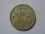 Sudraba moneta 5 Lati