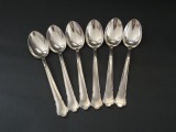 Silver spoons GAB 6 pcs., 74.4 g., H 10.8 cm