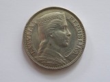 Silver coin 5 Lats