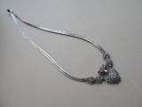 Серебряное колье, 925 проба, ручная работа, Швеция, 20 гр.