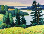 The lake in Vidzeme