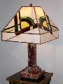 Art Deco galda lampa
