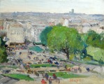 Вид на Монмартр с базилики Сакре-Кёр. Париж