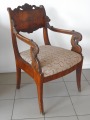 Sarkankoka krēsls. Krievija, h92x58x59 cm