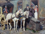 Horses with carriage