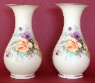 Vases. Bouquet of flowers - pair