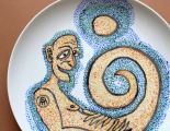 Porcelain plate, d 31 cm