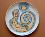 Porcelain plate, d 31 cm
