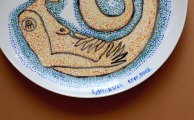 Porcelain plate, d 31 cm