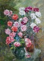 Carnations and roses