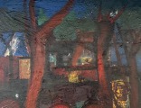 Пейзаж с красными камнями