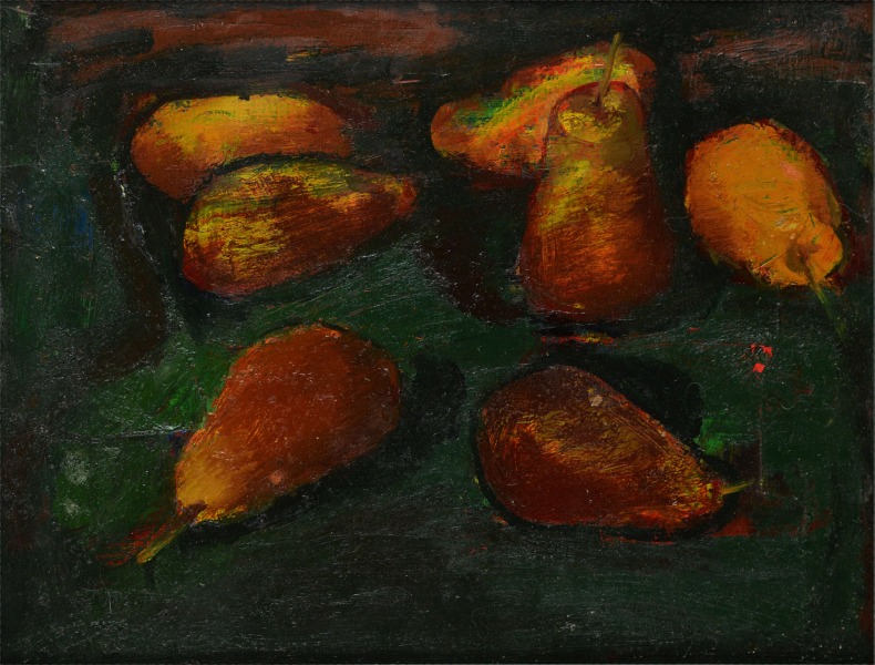 Натюрморт с грушами.