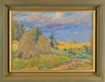 Пейзаж с сеном