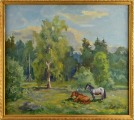 Лошади в поляне