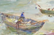Fishermen' boats