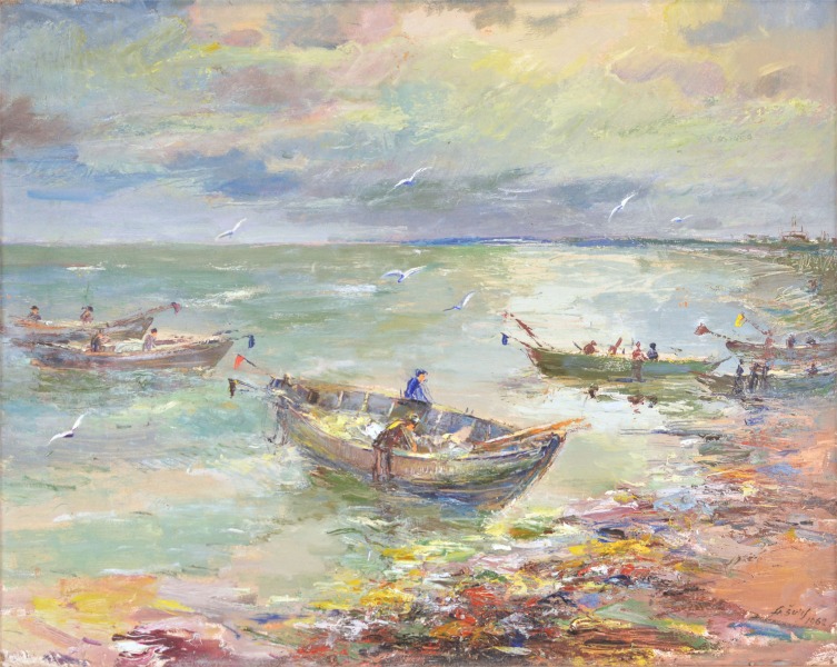 Fishermen' boats