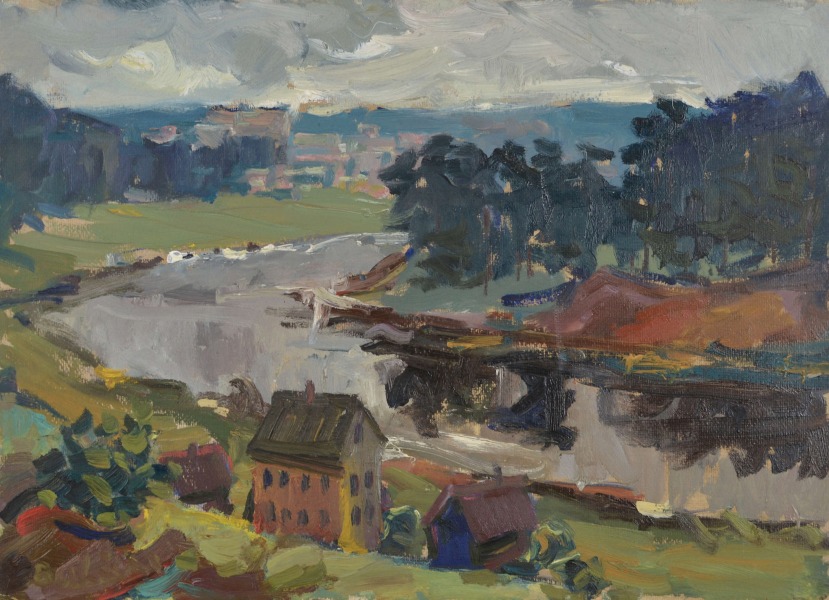 Пейзаж с рекой