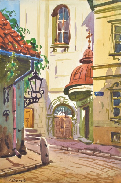 Vestures Street. From the folder Old Riga