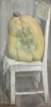 Pumpking on a Chair. 
