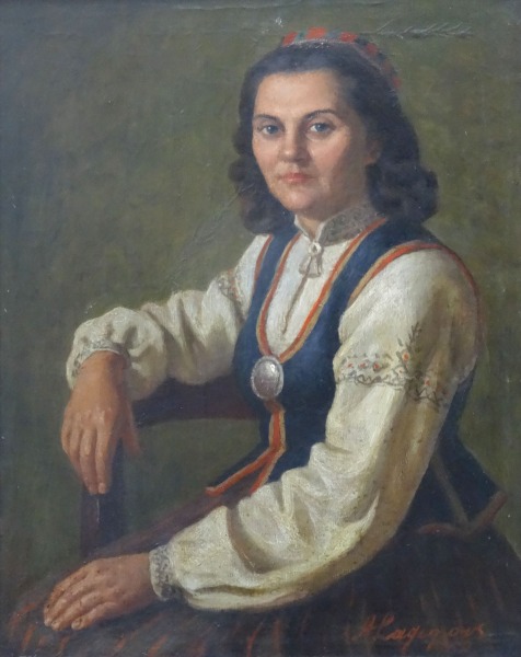 Women portrait in national costume